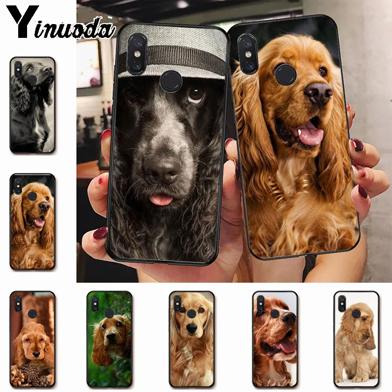

Ynuoda harper cocker spaniel hellip dog puppies 2018 New Luxury case for xiaomi mi 8se 6 note2 note3 redmi 5 plus note5 cover
