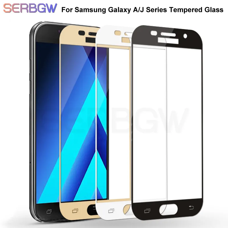 3D полное покрытие из закаленного стекла для samsung Galaxy S7 A7 A5 A3 J3 J5 J7 Защитная пленка для экрана