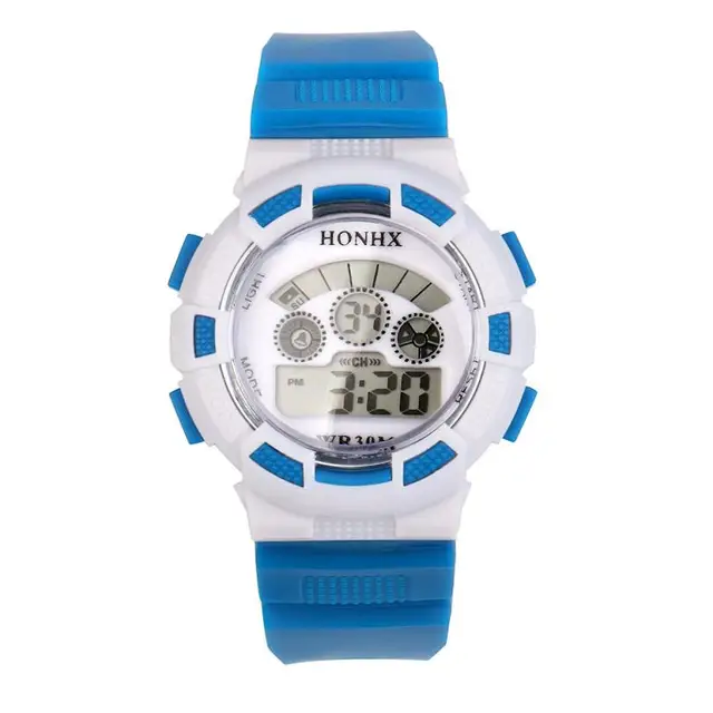Moment # L05 2018 Colorful Fashion Boy Girl Watch Waterproof LED Light Analog Di Moment # L05 2018 Colorful Fashion Boy Girl Watch Waterproof LED Light Analog Di