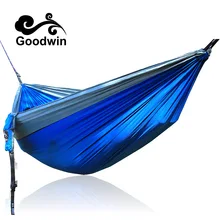 2 гамак кемпинг выживания сад охота Отдых Путешествия двойной человек Портативный парашют гамаки