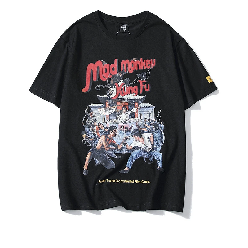 BOLUBAO Fashion New Men T-shirt  Print Cotton  Male T Shirts Cartoon Hip Hop Men's Street Clothing Tee Top