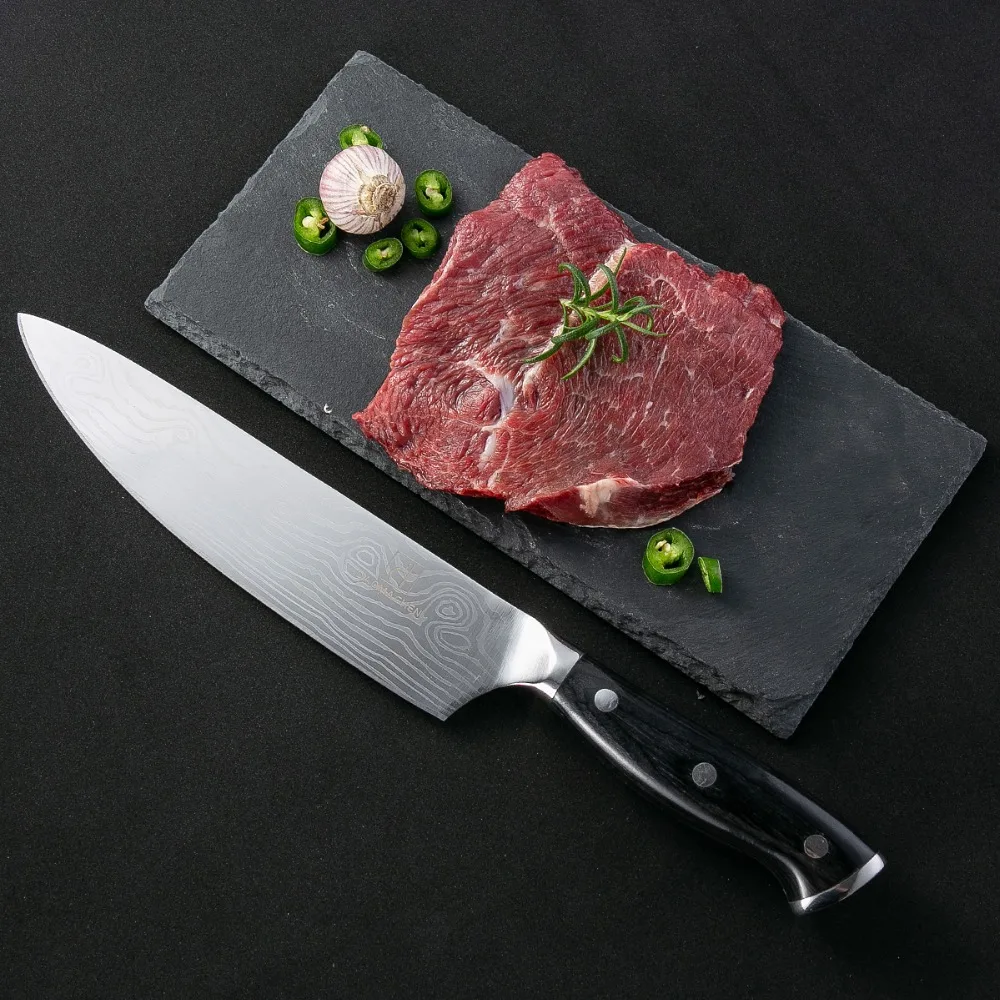 Кухонные ножи DAOMACHEN G10 кухонные из нержавеющей стали для очистки овощей|Кухонные