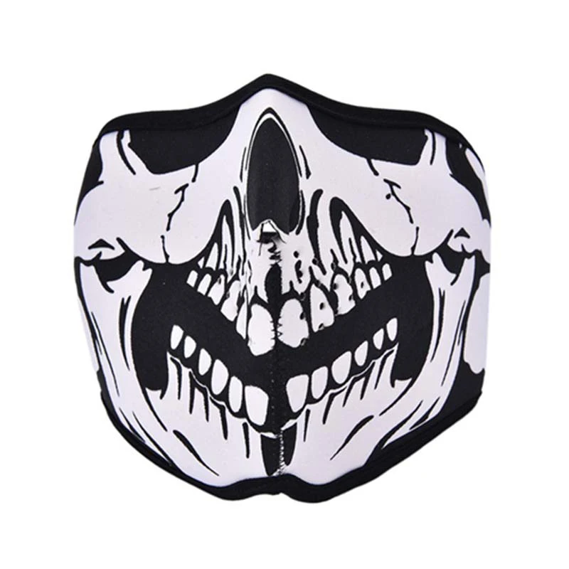

Outdoor Cycling Motorbike Tooth Neoprene Ghost Skull Balaclava Face Mask Headgear Bike Cycling Ski Outdoor Half Full Masks 1