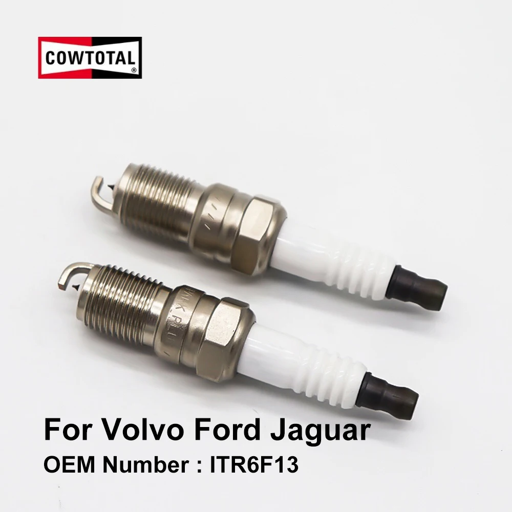 COWTOTAL Iridium Spark Plug for Volvo C30 Ford Mondeo Kuga Jaguar XF X