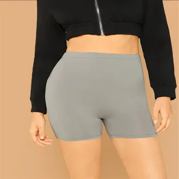 

Women Summer Sexy Skinny Compression Shorts Ladies Casual Solid High Waist Fitness Stretch Shorts