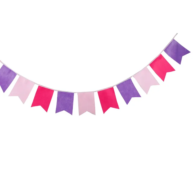 pink banners
