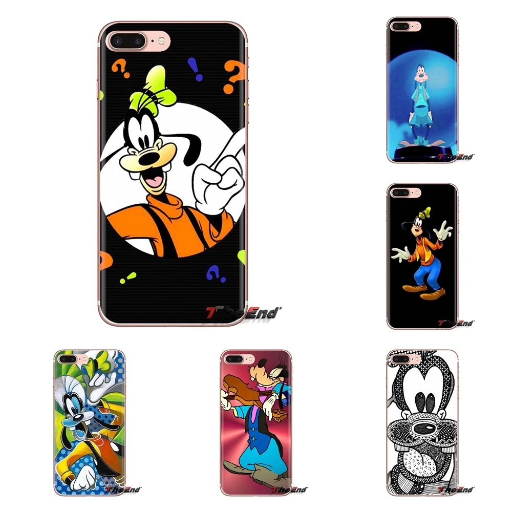Graffiti Minnie Goofy goes Transparent TPU Cover For Sony Xperia Z Z1 Z2 Z3 Z5 compact M2 M4 M5 C4 E3 T3 XA Huawei Mate 7 8 Y3II |