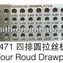 Прямая с фабрики, Ювелирный инструмент, твердосплавная Тяговая пластина, четыре круглых тяги
