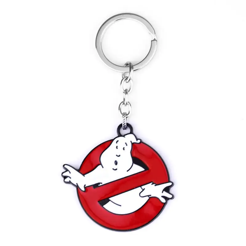 10PCS/Lot Ghostbusters Keychain Funny key Chains Key rings Wholesale