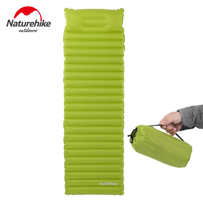 Cheap  Naturehike innovative sleeping pad fast filling air bag super light inflatable mattress with pillow