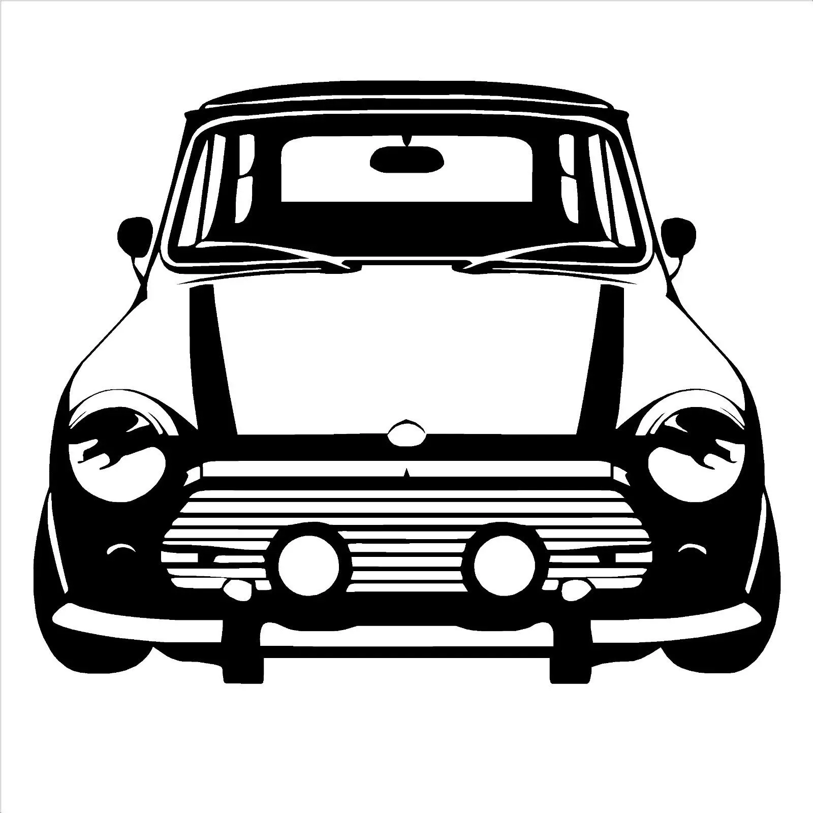 D183 MINI COOPER clásico vinilo pared arte coche pegatina habitación