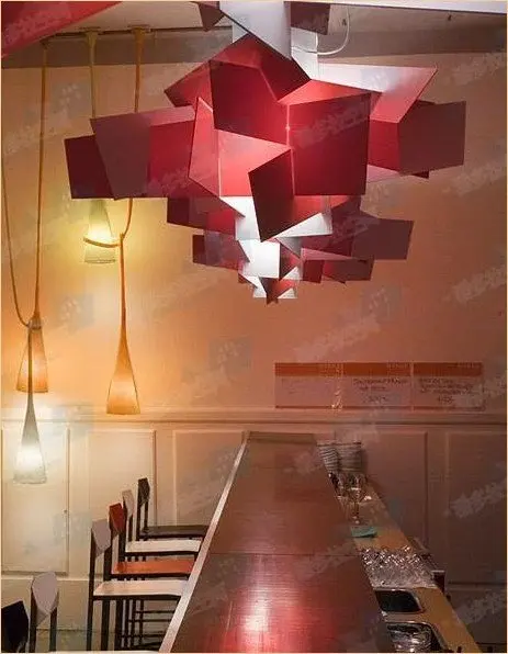 90cm New Contemporary Red Large Modern Bang Pendant Lamp 90cm New Contemporary Red Large Modern Bang Pendant Lamp Lighting Light Chandelier