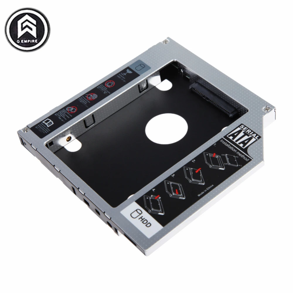 Universal 2.5" 12.7mm SSD SATA to Sata Hard Disk Drive HDD Caddy