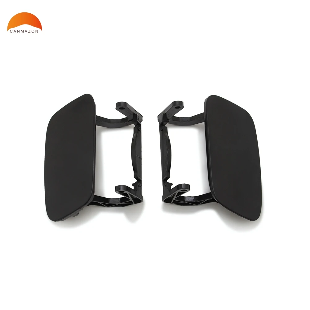 لأودي a6 c7 2011 الأسود البلاستيك المصد الأمامي العين سحب شريط غطاء غطاء مقطورة سيارة سحب هوك الاكسسوارات أجزاء اليسار و الحق