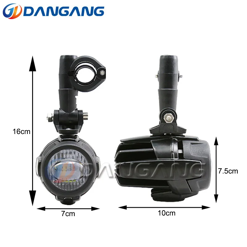  2Pcs Universal Motorcycle LED Driving Fog Spot Light spotlight headlight For Ducati Honda for BMW K - 32796476076