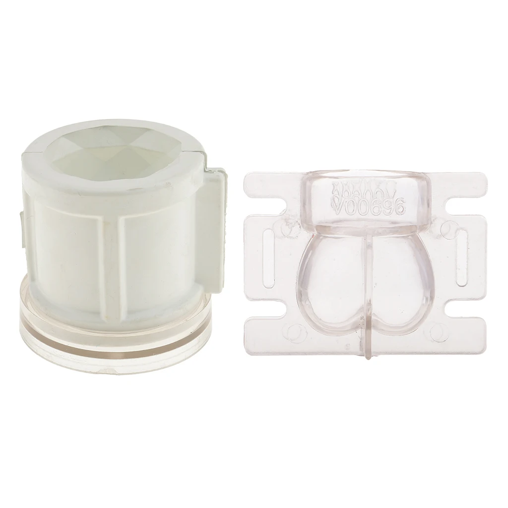 2 Pieces Plastic Mixed Shapes Candles Making Molds Mould For DIY Candle Making Craft Supplies- Love Heart /Diamond Cylinder