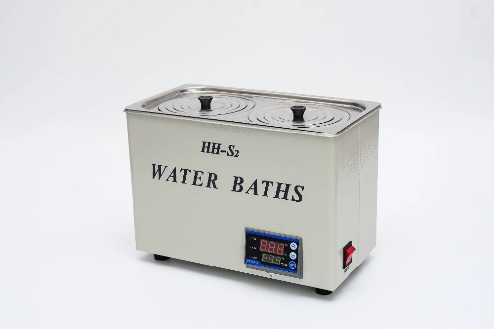 HH-S2 laboratory Digital Water Bath Double Hole Constant Temperature 220V, 0~99.9 degree,500W