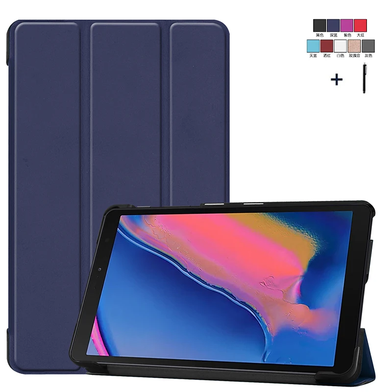 Чехол Wake Sleep для Samsung Galaxy Tab A 8 0 P200 P205 Магнитный флип чехол из искусственной кожи с