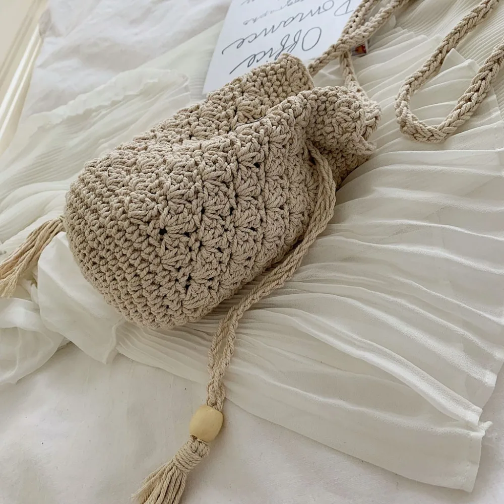 Женские винтажные соломенные сумки из ротанга популярные женские летние мини