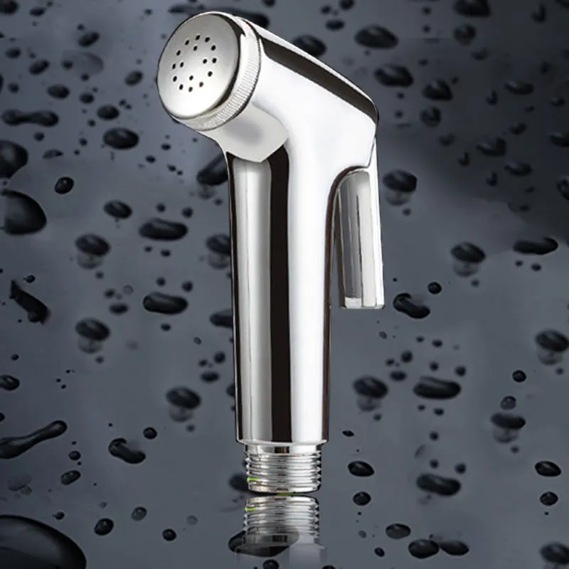 

Shower Head Bidet ABS Bidet Shattaf Douche Spray Chrome Hygienic Muslim Toilet Hand-held Toilet Plating Spray Nozzle Sprinkler