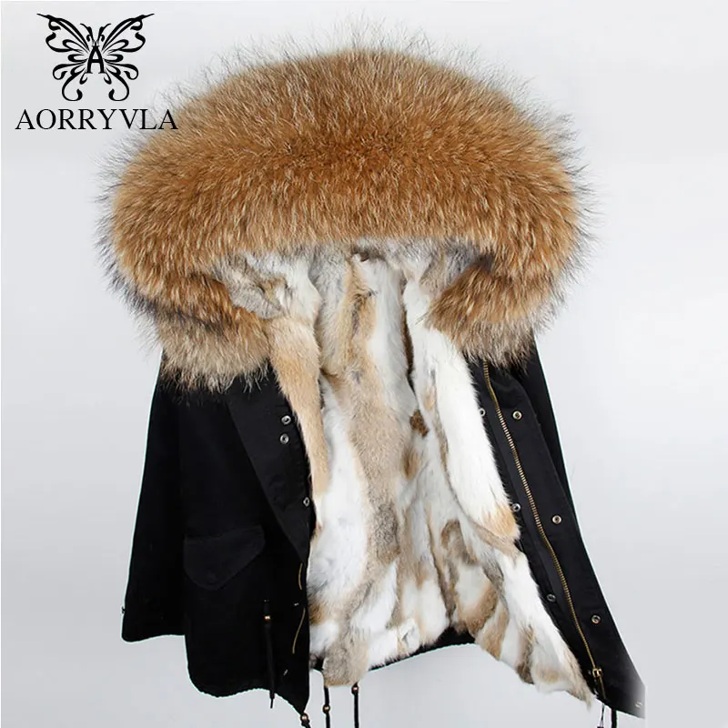 Короткая зимняя куртка AORRYVLA Женская парка 2018 пальто с капюшоном из натурального