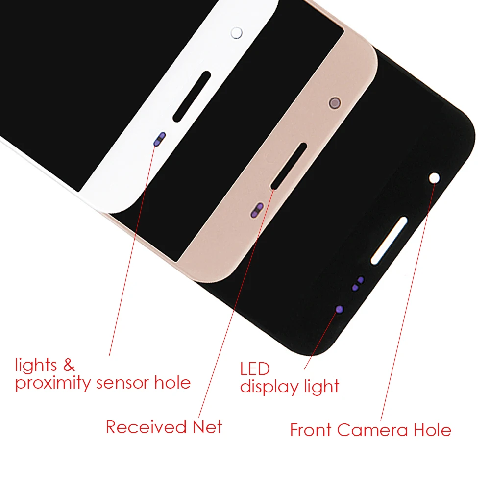 Sinbeda 5 ''Super AMOLED ЖК дисплей с одним отверстием для Samsung Galaxy J7 Prime G610 сенсорным
