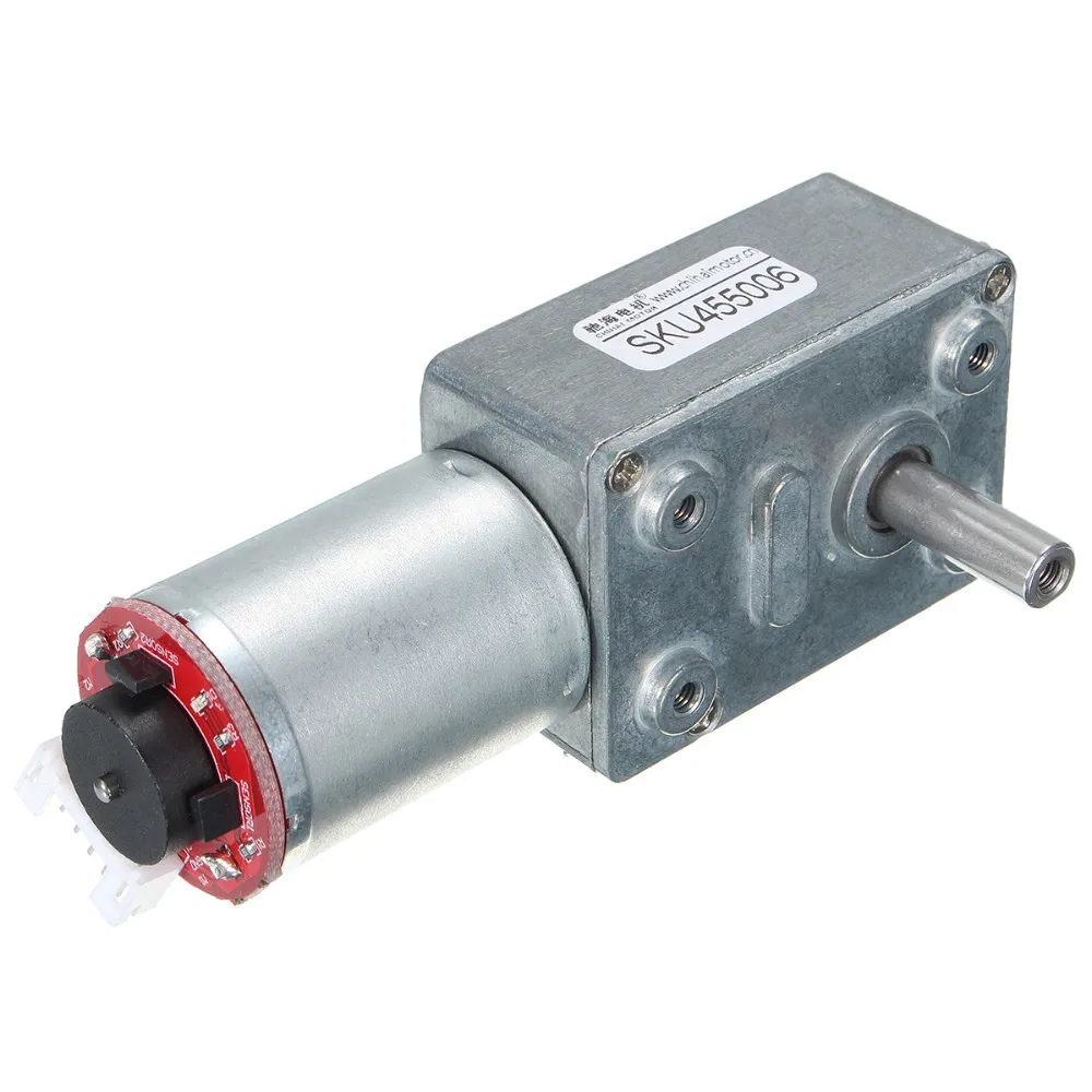 Мотор редуктор GW370 постоянный ток 12 В 80 об/мин|motor motor|gear wormmotor worm gear |