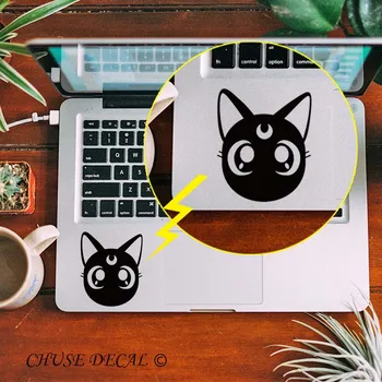 

Sailor Moon Luna Cat Cartoon Touchpad Decal Laptop Trackpad Sticker for 11" 12" 13" 15" Macbook Air Pro Retina Mi Notebook Skin