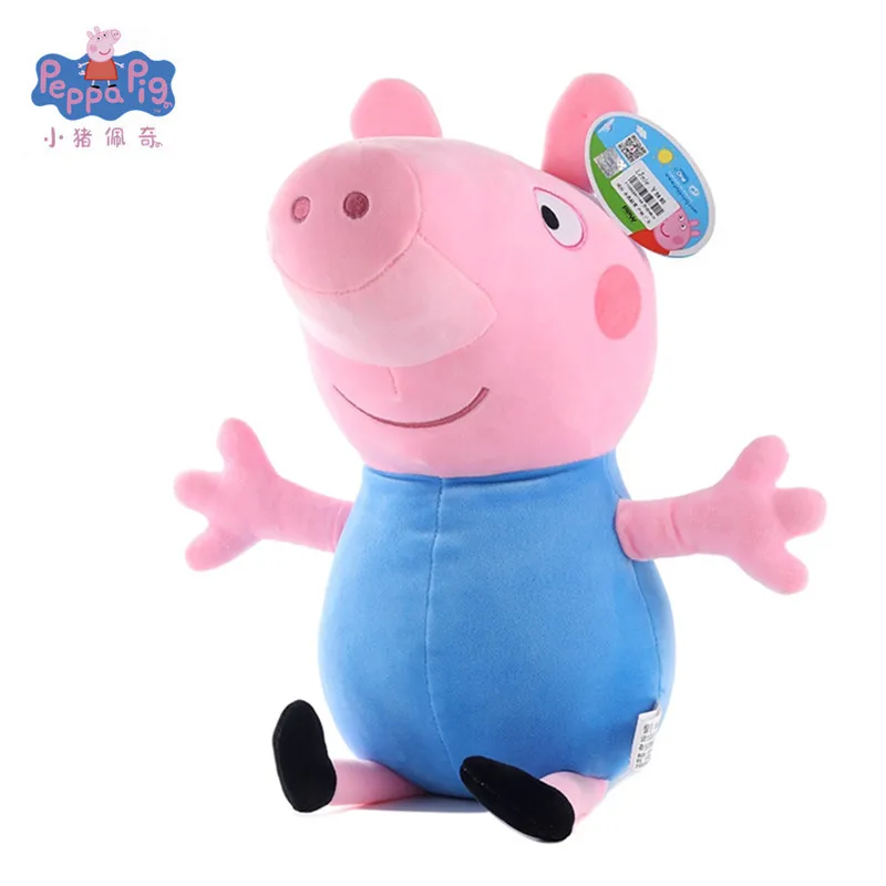 

Original 19 cm Peppa Pig Family George Dad Mom Pelucia Stuffed Doll Plush Toys For Children Gifts Peppa pig toys