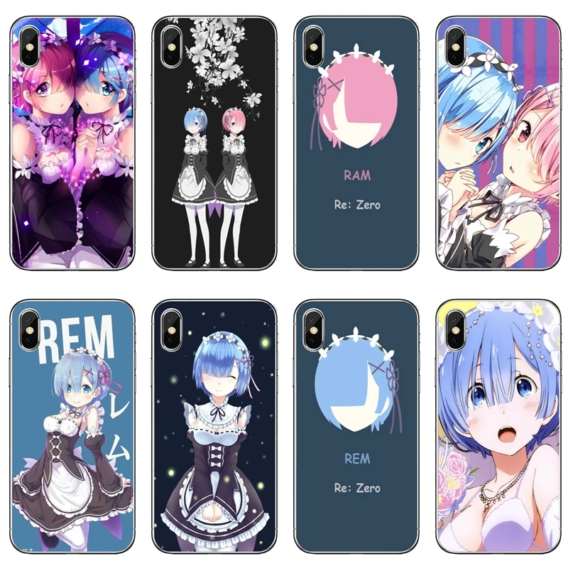 

Anime ReZERO Ram Rem For Huawei Honor 10 9 Lite 8 8C 8X 7C 7X 7A 6C pro Play 6X 6A 5A LYO-L21 V8 V10 case Soft phone cases