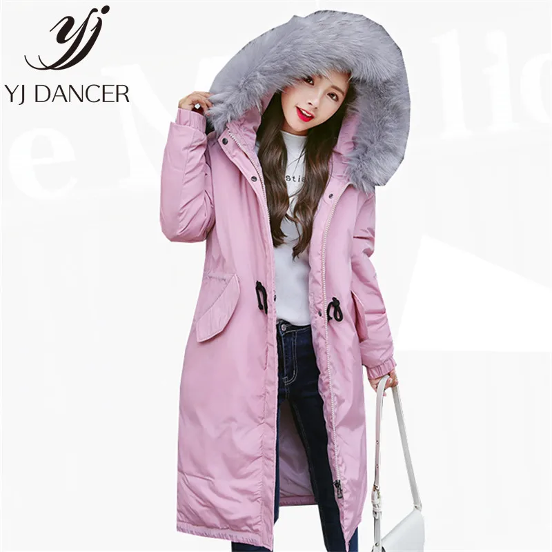 Fourrure green Section Mode caramel Capuchon Col 2018 Europe Longue Hiver Colour Manteau gray Chaud Amérique Vêtements Lâche Épaissir Femmes pink Black Css176 De Femme À 71gaxw5qa