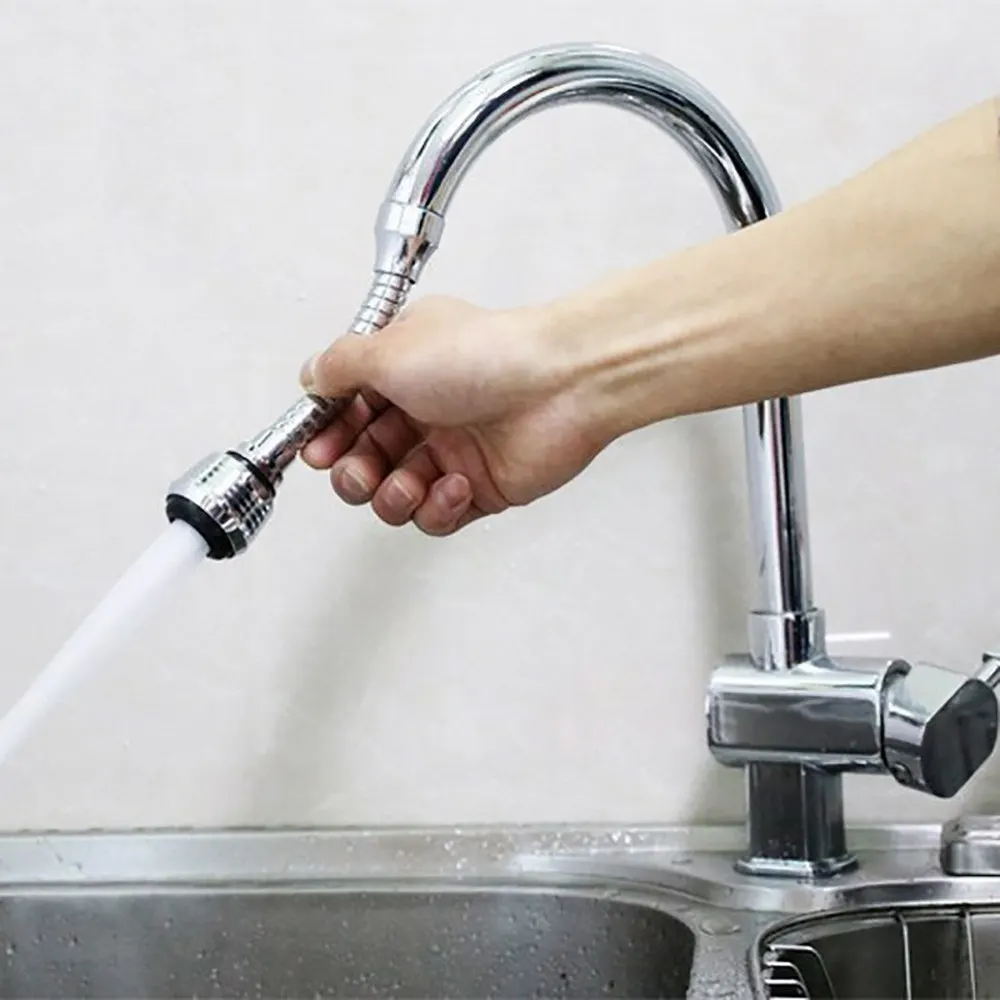 

Kitchen Faucet Aerator Sink Bubbler Water Saving Aerator 360Degree Rotatable Bubbler Filter Free To Bend 35mm Nozzle Tap Aerator