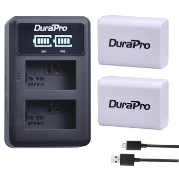 

2pc 2000mAH NP-FW50 NP FW50 FW50 Battery + LCD Charger For Sony A6000 NEX-7 NEX 5N F3 NEX-3D NEX-3DW NEX-3K NEX-5C Alpha 7R II