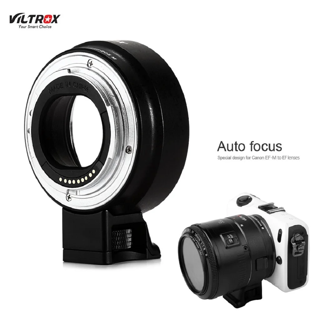 

Viltrox EF-EOS M AF Auto Focus Lens Mount Adapter for Canon EF-M Camera to EF Lenses