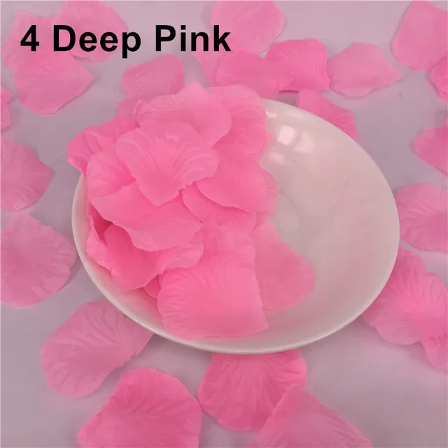 Buy 100pcs Fake Rose Petals For Wedding Party