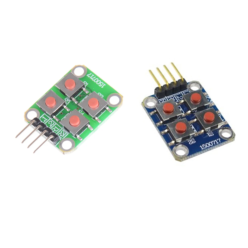 Модуль платы для клавиатуры Arduino 4 кнопки тактильный переключатель 1 шт. |