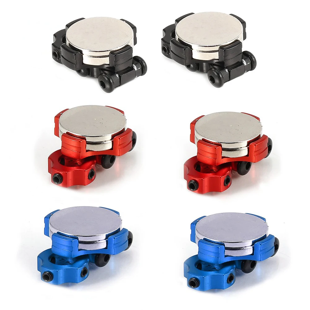 

2Pcs Alloy Adjustable Magnetic Stealth Invisible Body Post Mount for 1/10 RC Crawler Car Model Spare Parts