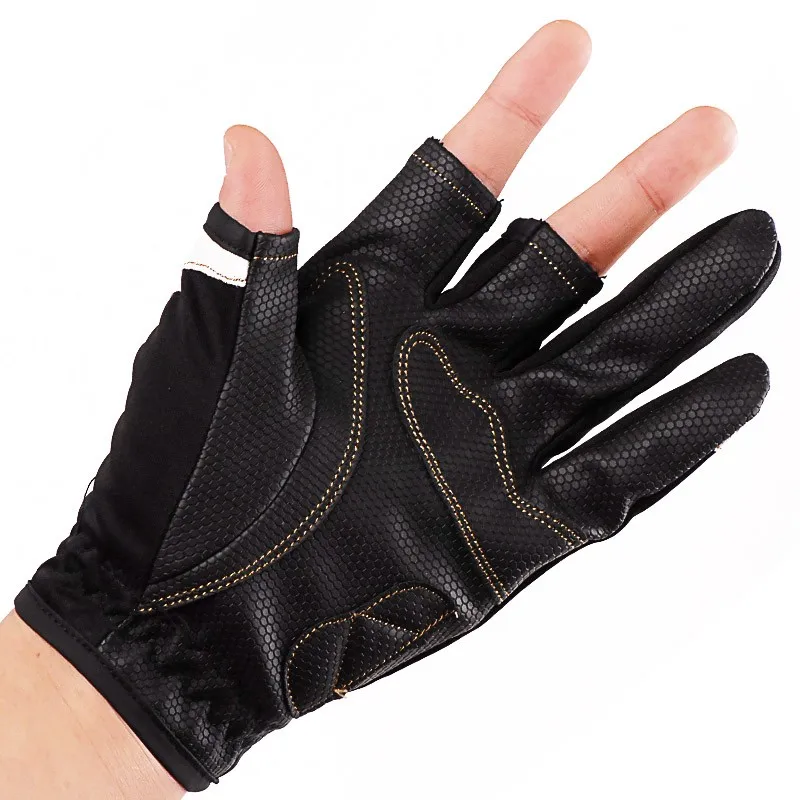 1 пара рыболовных перчаток противоскользящие 3 низкие пальцы удобные спортивные перчатки на открытом воздухе защита пальцев Luvas Guantes De Peche