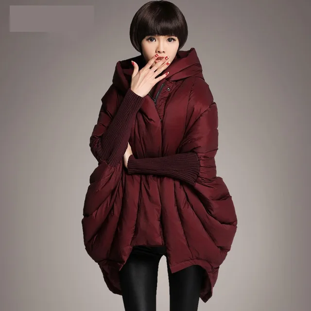 Buy down parkas jackets coat asymmetrical jacket women