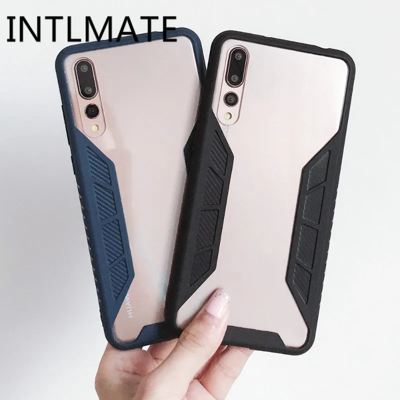 INTLMATE закаленное Стекло углеродного волокна Броня Крышка для P20 Pro huawei Mate9 10 P10 плюс