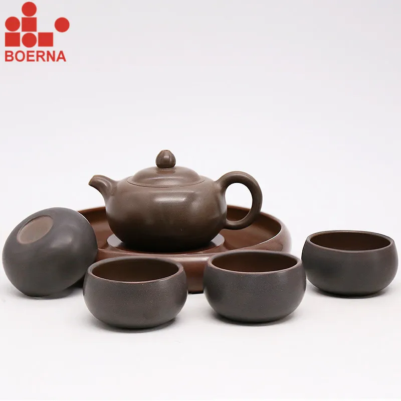 

Handmade Nixing Teapot Drinkware Tea Pot Cup Set Nixing Clay Kung Fu Tea Sets Nixing Ceramic Chinese puer Tea set kettle