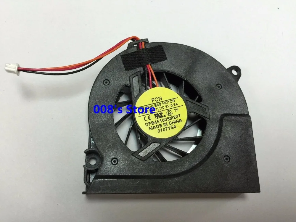 Процессор кулер вентилятор для HP Compaq 6510b 6515b 6520 s nc6320 NX6310 NX6315 443917-001 431312-001 DFB451005M20T f80v(fc1y) 5 В 0.5a