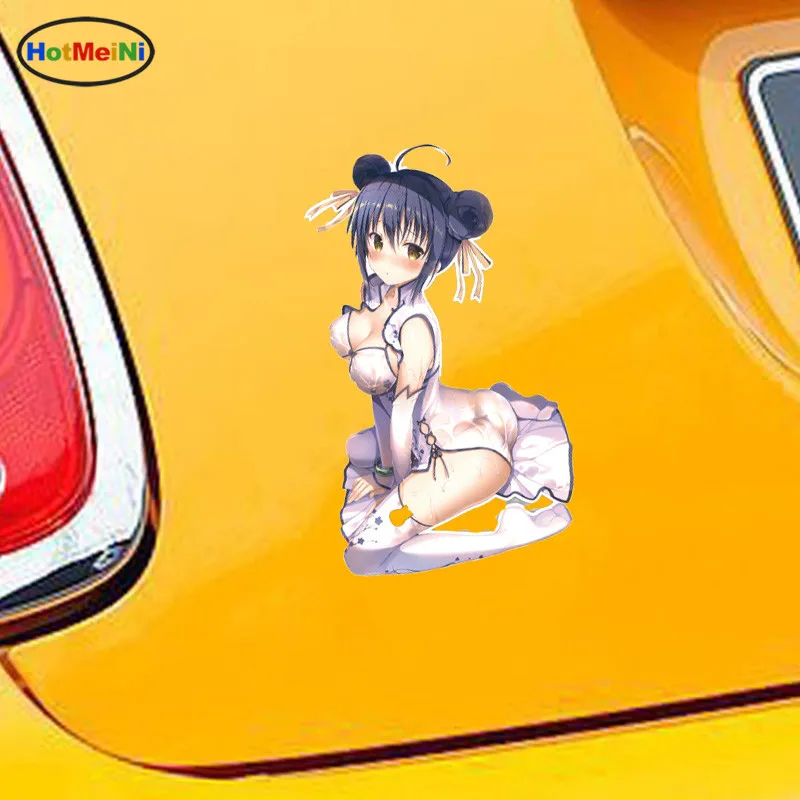 HotMeiNi автостайлинг Аниме Сексуальная красота JDM аниме Наклейка на окно 3D