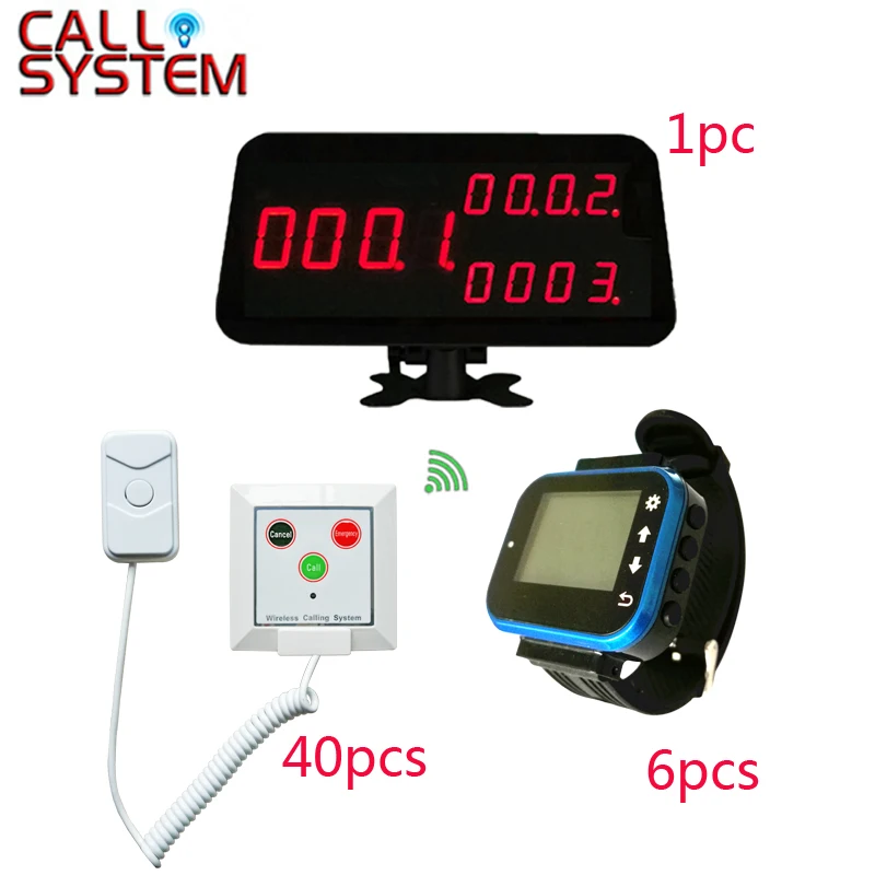 

Hospital nurse calling system 1 counter monitor 6 wrist pager 40 panic button for washing room elderly use