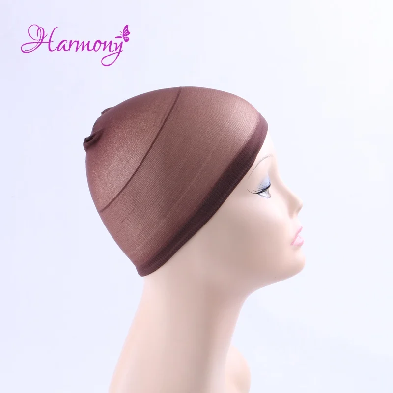 50pcs NEW Deluxe Dream Black Color Wig Cap Stretchable Elastic Hair Net Snood Wig Cap Hairnet Hair Mesh 3 colors