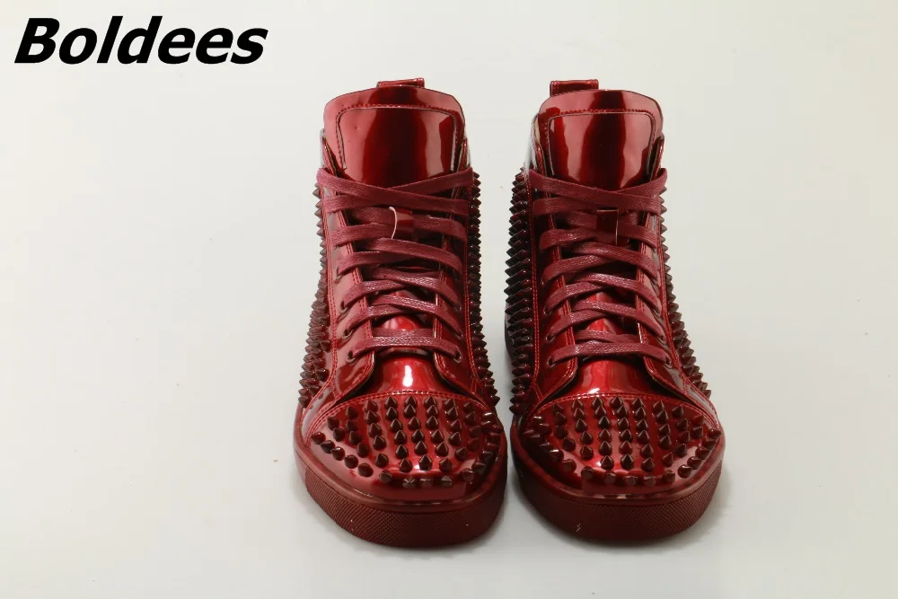 Red Rivet Loafers (6)