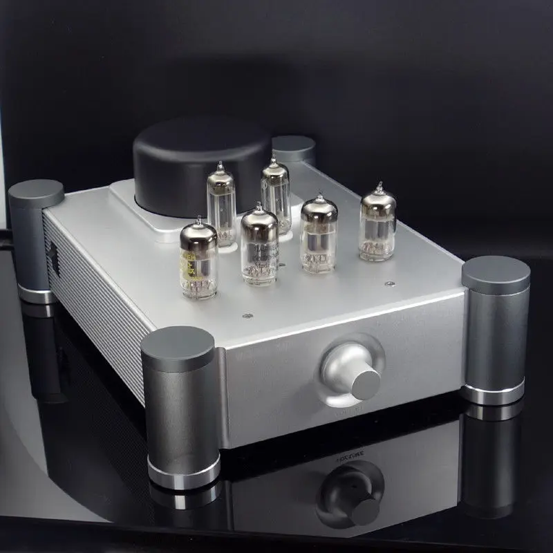 

GZLOZONE Finished Hifi 12AU7*2 + 12AX7*2 + 6Z2*2 Classic Tube Preamplifier L11-52