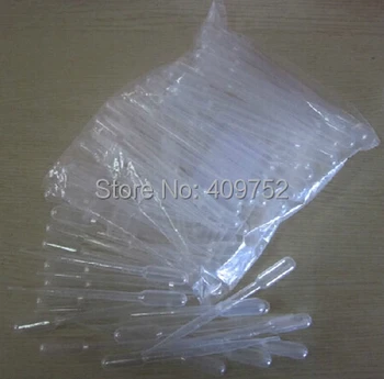 

Lot of 200pcs 1ml Plastic dropper transfer pipette graduated mini squeeze tube