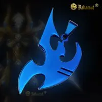 Starcraft 2 Protoss II collar azul colgante de envío con la cadena Titanium Steel Game