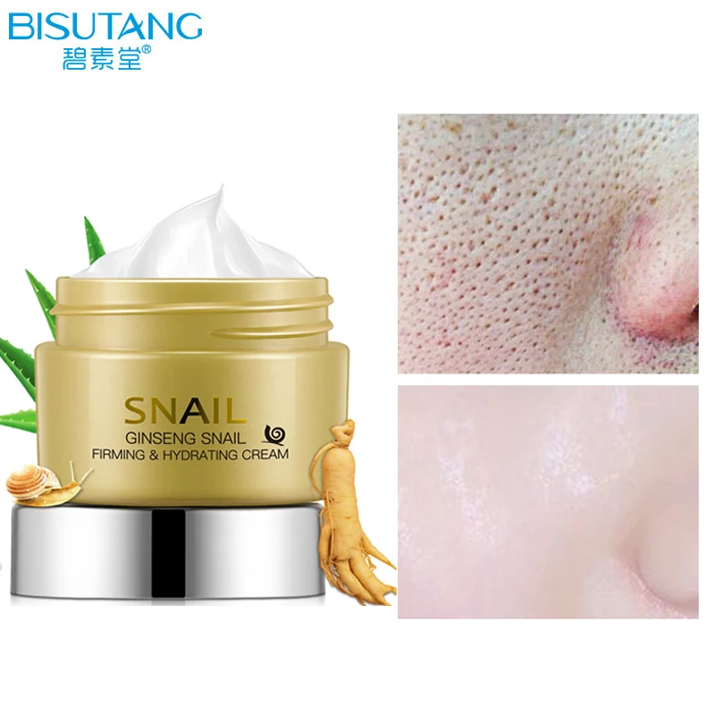 

BISUTANG New Snail Ginseng Cream Anti Wrinkle and Nourishing Acne Treatment Faical Skin Care Moisturizer Repair Face Cream